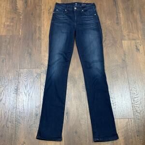 7 for all Mankind Kimmie Straight Leg Dark Wash Jeans